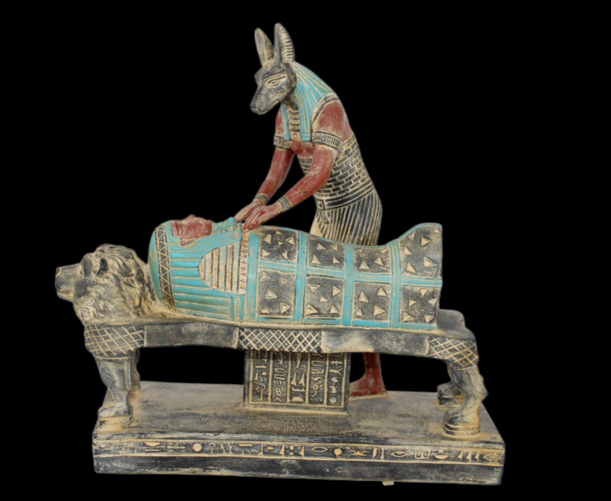 RARE ANCIENT EGYPTIAN ANTIQUE ANUBIS Lord of Mummification Pharaoh Egypt History