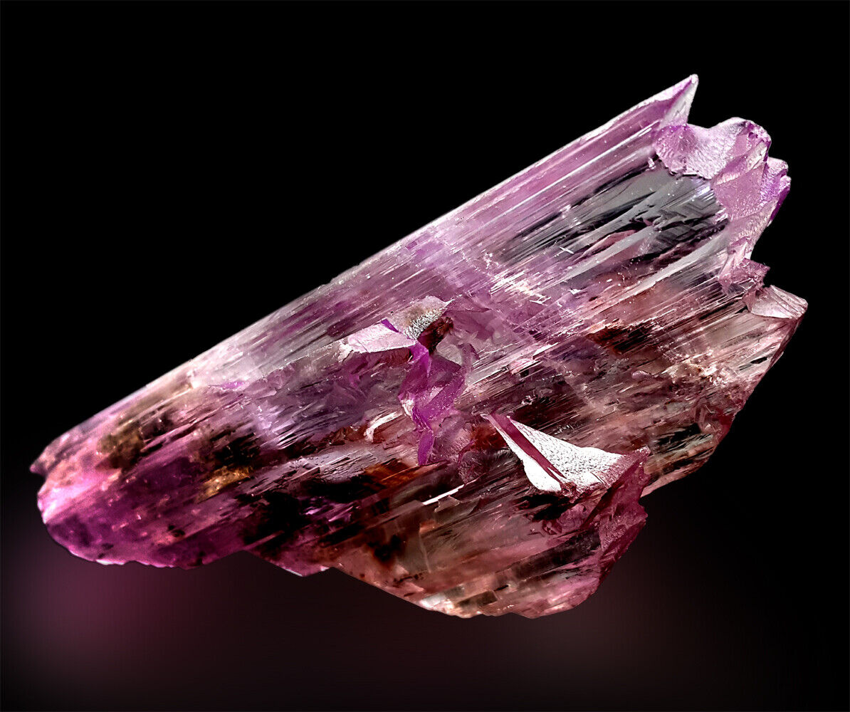 Pink Kunzite Crystal with Complex Mountain Shape Terminations - 169 Gram