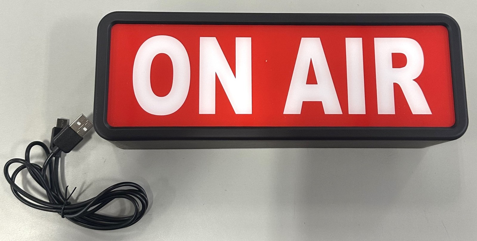 On Air Sign - LED Light for Studio, Home, or Decoration with Included Power Cord