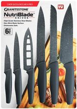 Granitestone NutriBlade Knife Set Easy Grip Nonstick High-Grade Stainless Blades picture