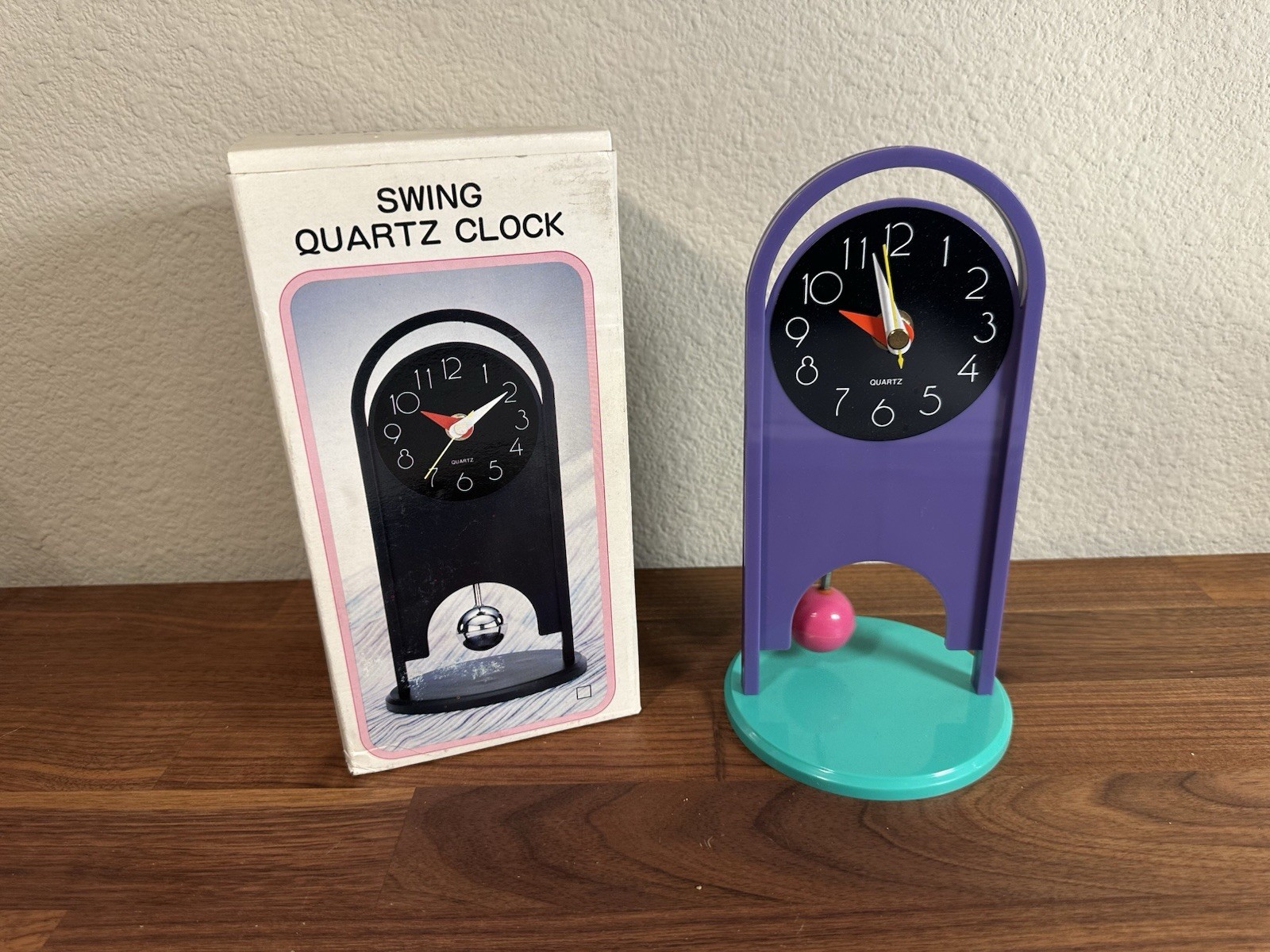 1980’s Postmodern Memphis Clock - NEW IN BOX 1980’s Postmodern Memphis Clock - NEW IN BOX