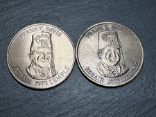 2 1973 KOSAIR SHRINER TEMPLE POTENTATE FRANK DAVIS LOUISVILLE KY COINS I276 picture