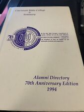 1994  Cincinnati Bible College & Seminary ALUMNI DIRECTORY  70 TH ANNIVERSARY ED picture