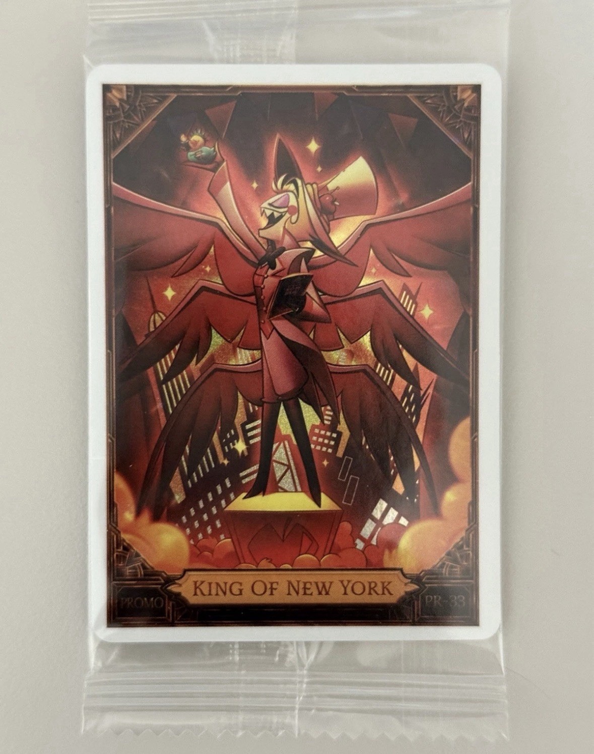 2026 NYCC Hazbin Hotel Lucifer KING OF NEW YORK Promo Card