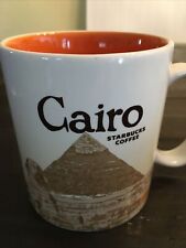 2016 Starbucks Cairo Egypt Global Icon 16oz Coffee Tea Mug Cup Sphynx Pyramids picture