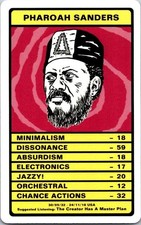 Avant Garde Composers PHAROAH SANDERS art cards Gazoo pack fresh  picture