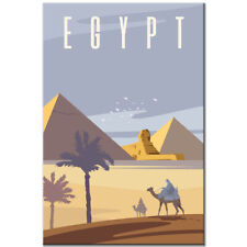 Egypt fridge magnet Cairo Vintage Poster Giza pyramid travel souvenir Sphinx picture