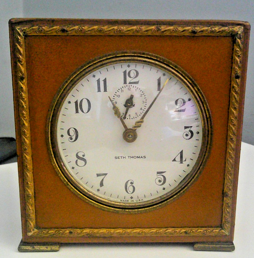 Seth Thomas Vintage Alarm Clock Wooden Severn #2 Thomaston Conn USA Works 3.75x4 Seth Thomas Vintage Alarm Clock Wooden Severn #2 Thomaston Conn USA Works 3.75x4