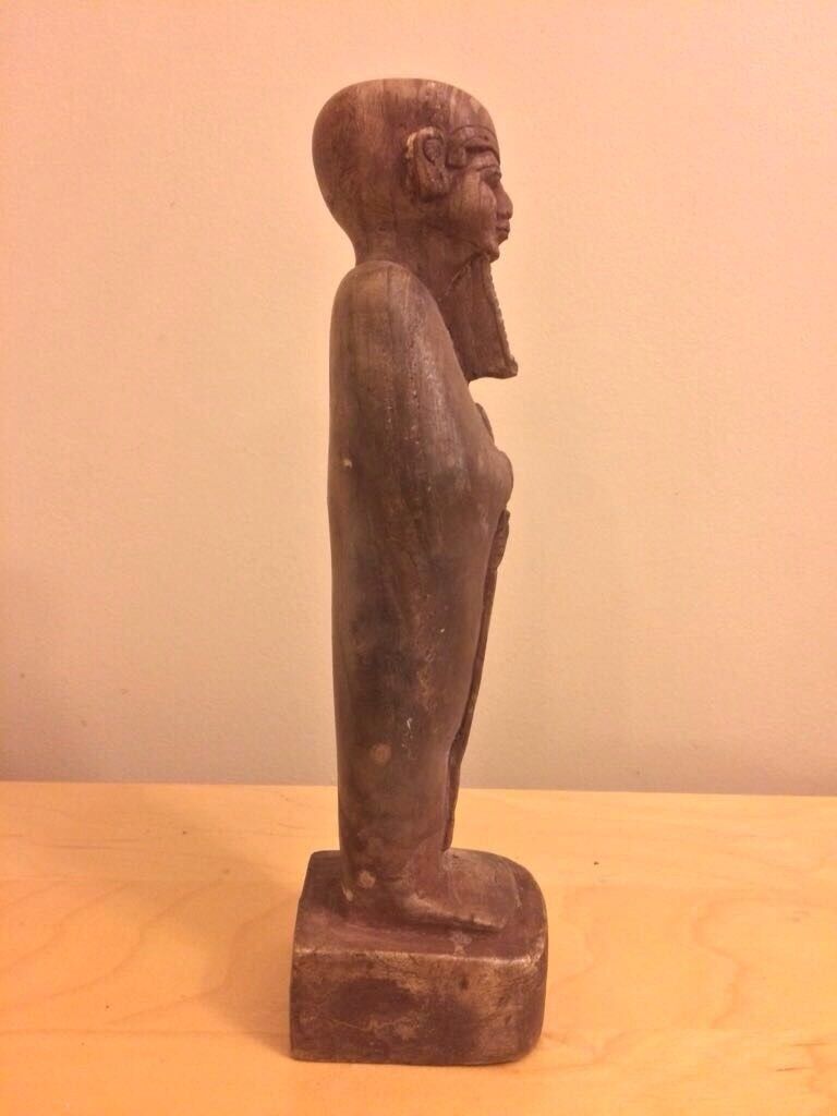 Egyptian Hamr Stone Striding God Ptah 27 x 6.8 Cm 