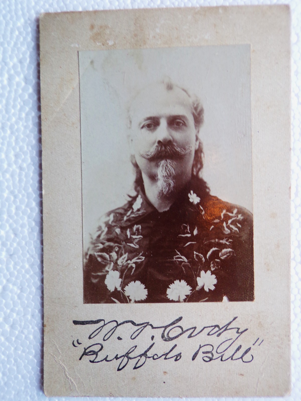 BUFFALO BILL CODY ORIGINAL SOUVENIR CABINET CARD - NICE for Sale ...