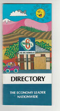 Motel 6 Directory 1970's Vintage Brochure 60 page Los Angeles CA $8.95 Single picture