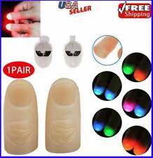 LED Finger Thumbs Light Prank Trick Multi Color Magic Prop Party Bar Show Lamp  picture