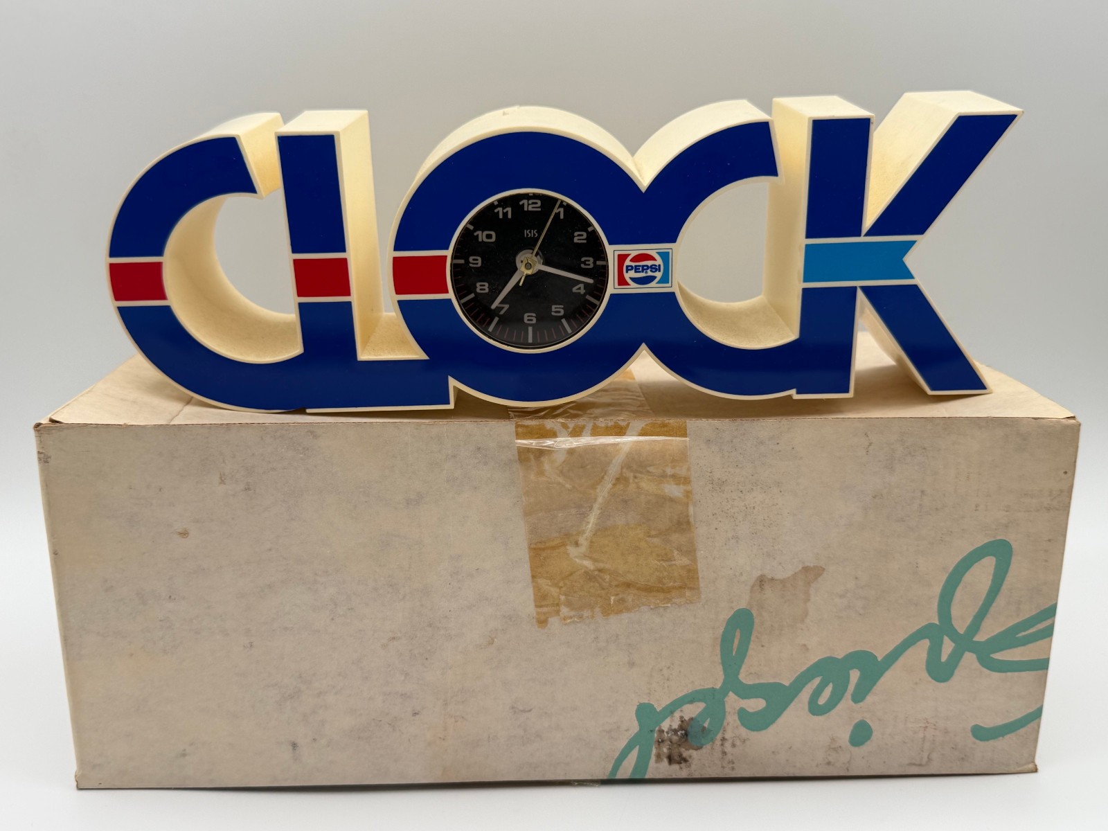 Vintage PEPSI Cola 3-D ISIS Desk Alarm Clock Model No. M49-1 Made in USA 70's-80 Vintage PEPSI Cola 3-D ISIS Desk Alarm Clock Model No. M49-1 Made in USA 70's-80