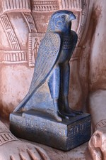 Rare Pharaonic Statue of God Horus : Authentic Ancient Egyptian Artifact 235 BC picture
