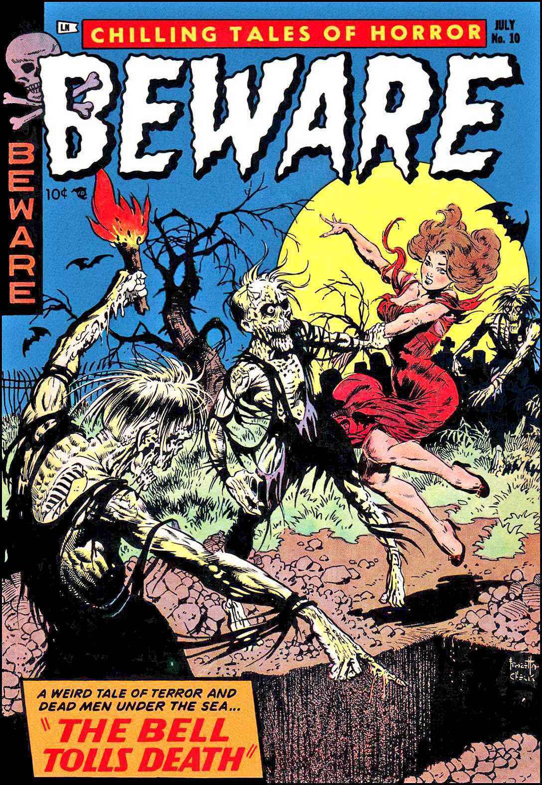 Beware #10  REPLICA Comic Book REPRINT (1954)