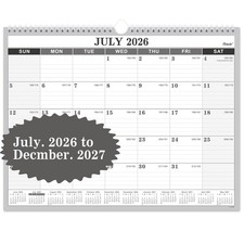 2027 Calendar - 2027 Wall Calendar 2027, Jul. 2026 - Dec. 2027 picture