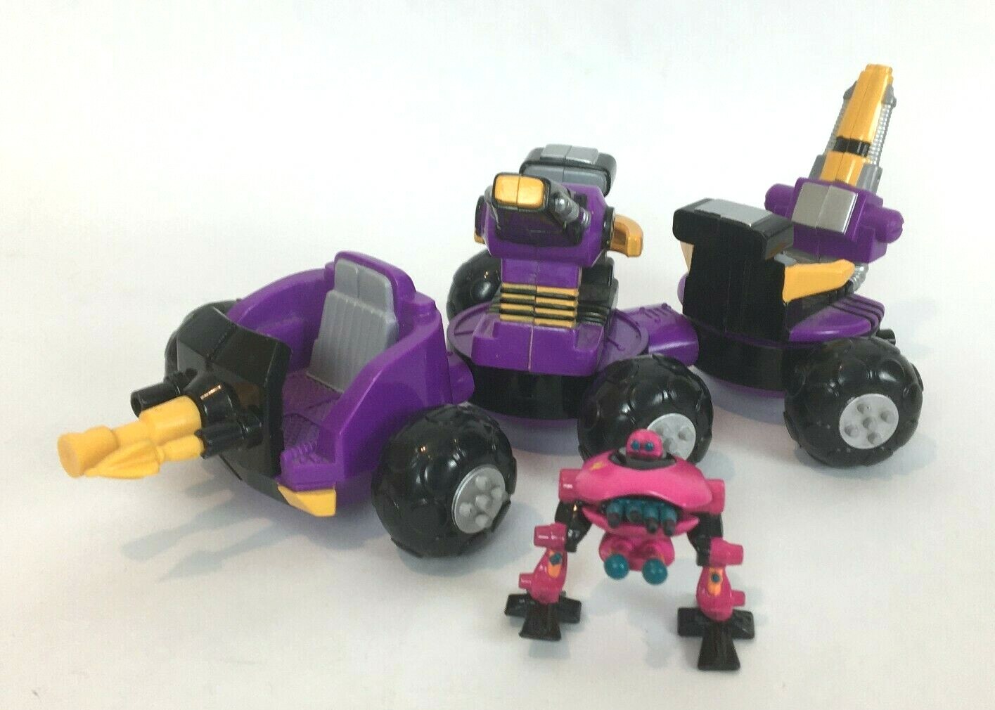 Zbot Base 1992 Z-Bots Battle Viper Triple Vehicle & Armatron Micro Machines ...