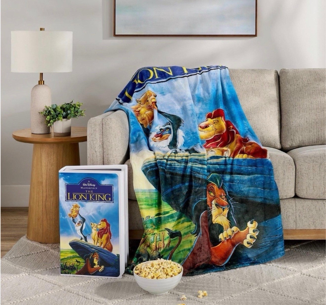 Disney The Lion King Classic VHS Boxed Silk Touch Throw Blanket 50 Disney The Lion King Classic VHS Boxed Silk Touch Throw Blanket 50