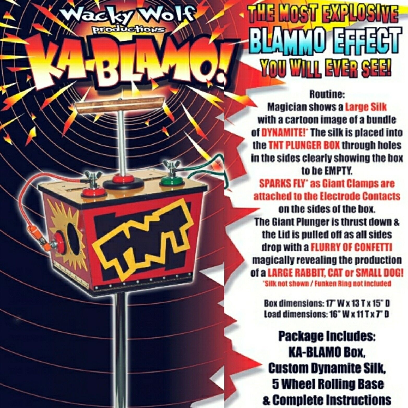 Wolfs Magic - Ka-Blammo  #3 of 18  - only 18 ever made and this is #3 - VeryRare