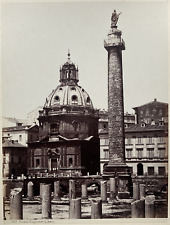 Giorgio Sommer, Rome, Forum Trajan, c.1880, vintage albumines picture
